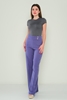 Explosion High Waist Casual Trousers Black Red Khaki Lavender Lavender