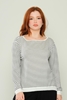 Yes Play Casual Jumpers Black-Beige Ecru-Black Grey-Black Fuchsia-Ecru серовато бежевый - черный