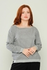 Yes Play Casual Jumpers Black-Beige Ecru-Black Grey-Black Fuchsia-Ecru серый - черный