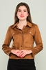 Miarte Casual Jackets Black Brown Beige Brown