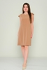 Selen Casual Dresses Black Beige Camel Fuchsia Ecru Khaki Camel