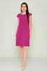 Selen Casual Dresses Black Beige Camel Fuchsia Ecru Khaki Fuchsia