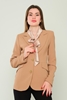 Selen Casual Jackets Black Red Beige Lilac Camel Khaki цвет верблюда