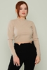 Explosion Casual Jumpers Black Beige Ecru اللون البيج