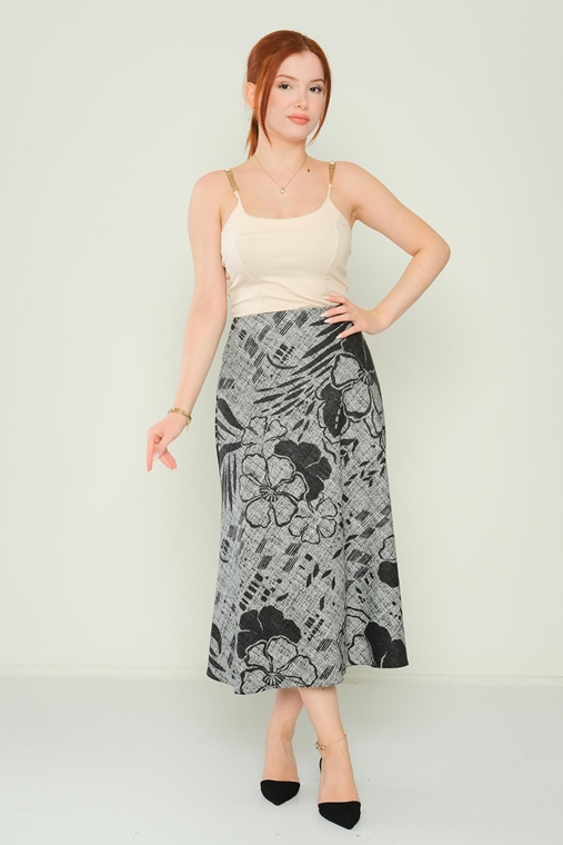 Fimore Casual Skirts Grey