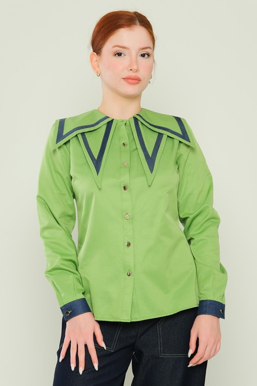 Dimare Casual Blouses Green