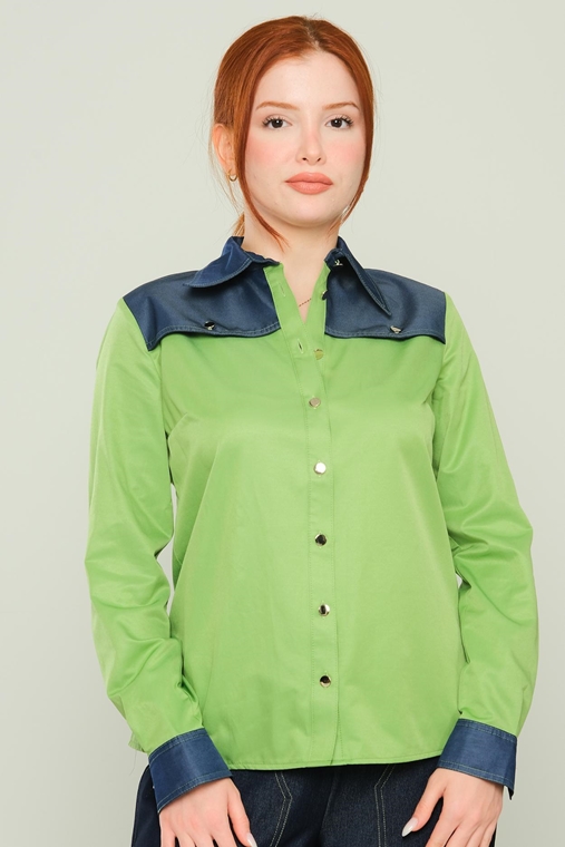 Dimare Casual Blouses Green