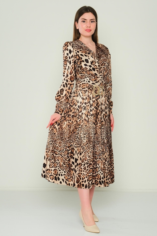 Dimare Casual Dresses Leopard