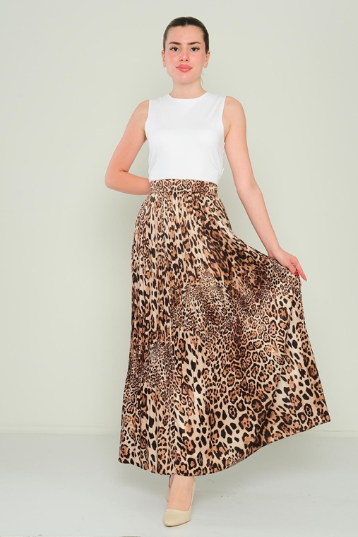 Dimare Casual Skirts Leopard