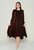 Rissing Star Casual Dresses Black Brown Bordeux bordo şarabı