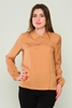 Mees Casual Blouses Green Yellow Tan أسمر