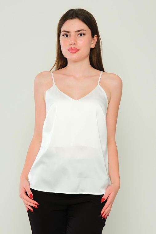 Mees Casual Blouses White Cream