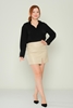 Zanzi Casual Skirts Black Brown Beige Camel Бежевый