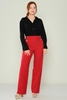 Mees Casual Trousers Black Red Brown Red