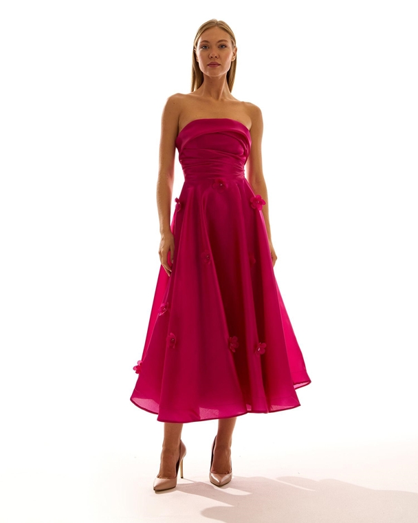 Hot Contact Night Wear Evening Dresses Fuchsia Powder Mint