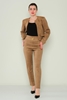 Explosion High Waist Casual Trousers Black Brown Mink Khaki Mink