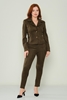 Explosion High Waist Casual Trousers Black Brown Mink Khaki Haki