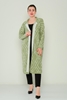 Pitiryko Open-Ended Casual Cardigans Green