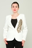 Mangosteen Blazer Casual Jackets Ekru