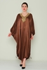 Lila Rose Maxi Casual Dresses Black Brown بنى