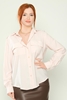 Zanzi Long Sleeve Casual Blouses Black Powder Caramel مسحوق