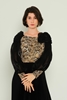 Lila Rose Long Sleeve Casual Blouses Leopard Snake Yılan