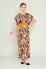 Lila Rose Maxi Casual Dresses Leopard Sax Beige-Leopard Zebra Бежевый - Цвет Леопард