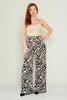 Lila Rose High Waist Casual Trousers Leopard Beige-Leopard Zebra Zebra