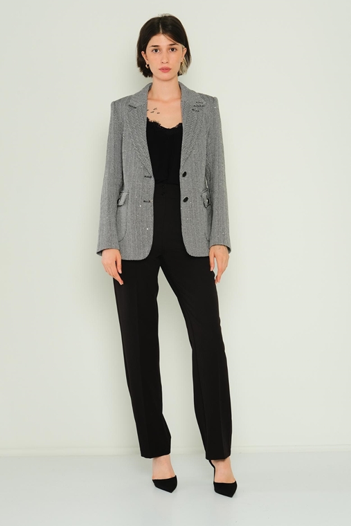 HKN Casual Suits Black