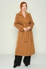 Dolce Bella Long Casual Woman Coats Red Blue لون الجمل