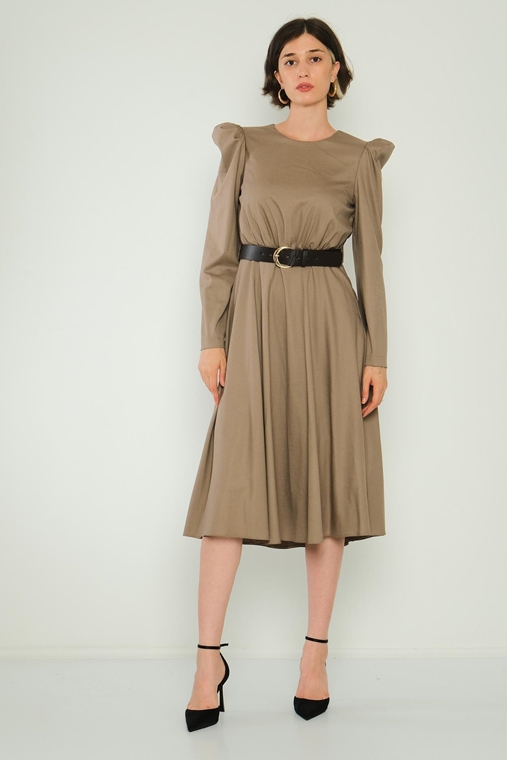 Sandrom Casual Dresses Black Beige