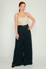 Sandrom High Waist Casual Trousers Black Red Green Brown Navy Yeşil