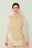 Miarte Casual Jackets Black Beige Beige