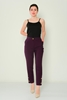 Selen High Waist Casual Trousers Пурпурный