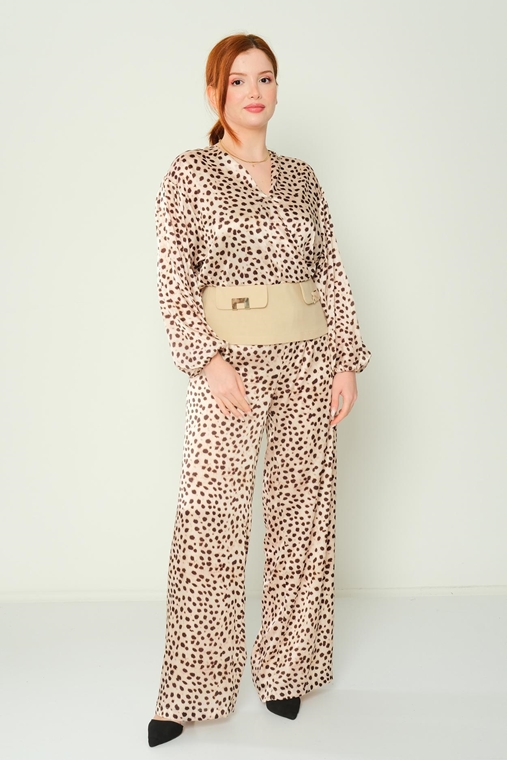 Miarte Casual Trousers Leopard