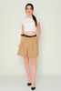 Mees Casual Shorts Black Brown Beige اللون البيج