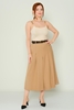 Mees Casual Skirts Black Brown Beige Petroleum اللون البيج