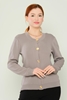 Explosion Long Sleeve Casual Blouses Black Brown Beige Ecru Gri