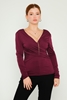 Explosion Long Sleeve Casual Blouses Black Red Bordeux Beige Khaki Purple بوردو