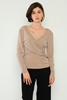 Explosion Long Sleeve Casual Blouses Black Red Bordeux Beige Khaki Purple Бежевый