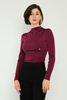 Explosion Long Sleeve Casual Blouses Black Red Bordeux Beige Khaki Purple Bordeux