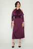 Explosion Maxi Casual Dresses Black Bordeux Purple أرجواني