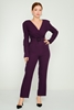 Two'e Casual Jumpsuits Black Plum Emerald Emerald