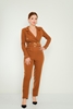 Two'e Casual Jumpsuits Black Camel Plum Emerald لون الجمل