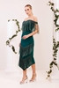 Odrella Night Wear Evening Dresses Black Beige Mink Caramel Emerald Lavender Изумруд