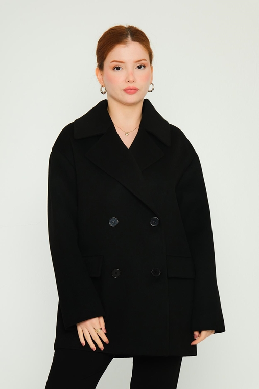 Tosato Casual Woman Coats Black Bordeux Beige Navy Ecru Grey Light