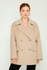 Tosato Casual Woman Coats Black Bordeux Beige Navy Ecru Grey Light Beige