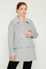 Tosato Casual Woman Coats Black Bordeux Beige Navy Ecru Grey Light Açık Gri