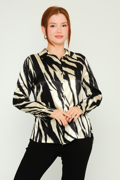 Detective Casual Blouses Black