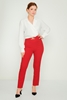 Explosion High Waist Casual Trousers Black Red Brown Camel Khaki Lavender Red